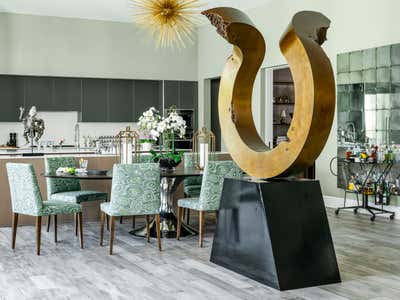  Contemporary Family Home Dining Room. Rhapsody in Green by Grace Home Furnishings.