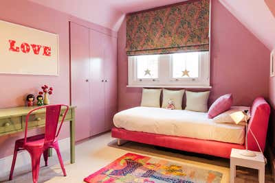  Contemporary Family Home Children's Room. Wandsworth Town House by Godrich Interiors.