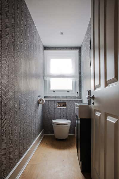  Contemporary Family Home Bathroom. Wandsworth Town House by Godrich Interiors.