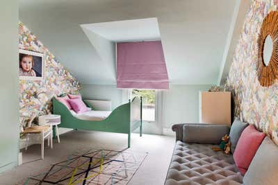  Contemporary Family Home Children's Room. Wandsworth Town House by Godrich Interiors.