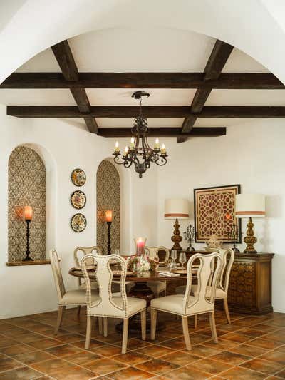  Mediterranean Dining Room. Villa Vista by Grace Home Furnishings.