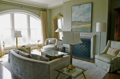 Apartment Living Room. A Luxurious Penthouse in Historic Charleston by Elizabeth Hagins Interior Design.