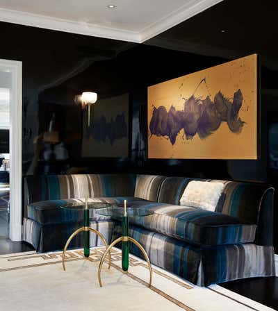 Transitional Family Home Living Room. River Oaks Boulevard by Dennis Brackeen Design Group.
