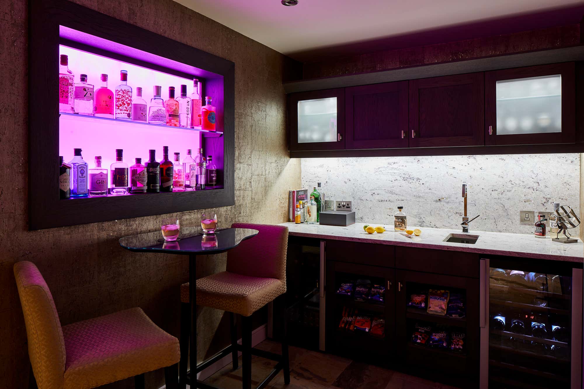 Contemporary Bar and Game Room