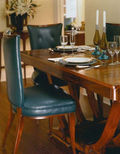  Art Deco Apartment Dining Room. A Classic Six on the Upper East Side in Manhattan  by Elizabeth Hagins Interior Design.