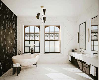 Contemporary Bathroom. NYC Loft  by DJDS.