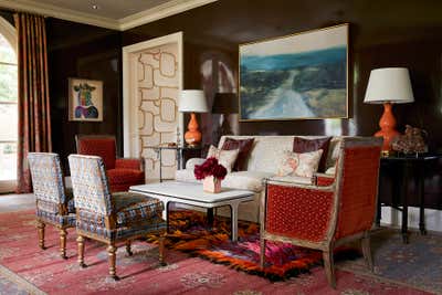  Maximalist Living Room. Del Monte by Dennis Brackeen Design Group.