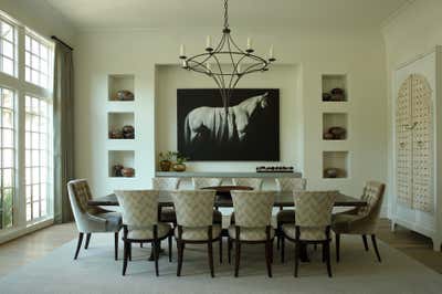  Transitional Family Home Dining Room. Buckhead Residence by Tish Mills Interiors.