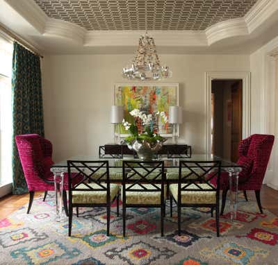  Transitional Transitional Family Home Dining Room. Bold Renovation by Tish Mills Interiors.