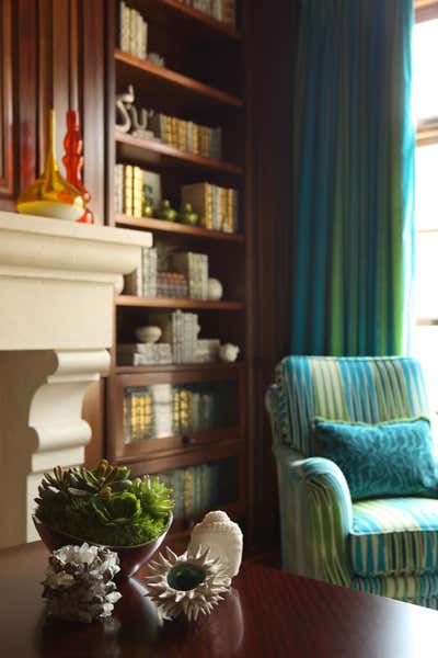  Transitional Transitional Family Home Office and Study. Bold Renovation by Tish Mills Interiors.