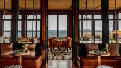 Contemporary Hotel Open Plan. Whippoorwill Lounge by Blackberry Farm Design.