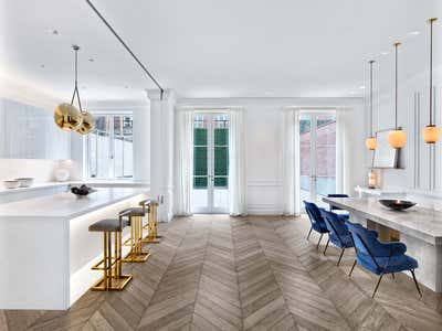  French Kitchen. Upper East Side Townhouse by Meyer Davis.