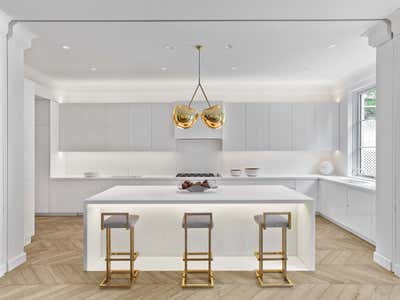  French Family Home Kitchen. Upper East Side Townhouse by Meyer Davis.