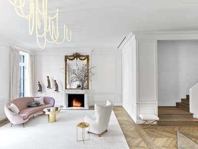  French Family Home Living Room. Upper East Side Townhouse by Meyer Davis.