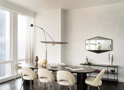  Modern Apartment Dining Room. Hudson Yards by Studio DB.