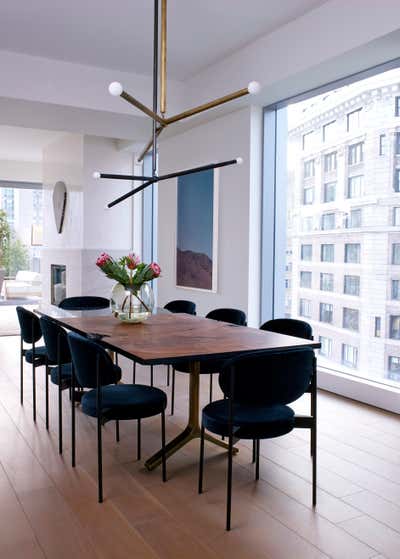 Modern Apartment Dining Room. One Vandam PHA by Studio DB.