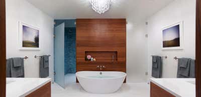 Modern Family Home Bathroom. Downtown Townhome by Studio DB.