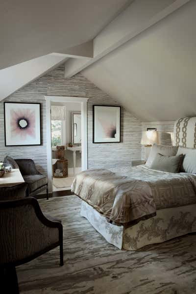  Eclectic Vacation Home Bedroom. Napa Valley Vineyard Guest Retreat by Tish Mills Interiors.