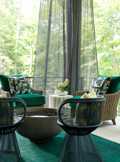 Eclectic Family Home Exterior. Contemporary Porch Living by Tish Mills Interiors.