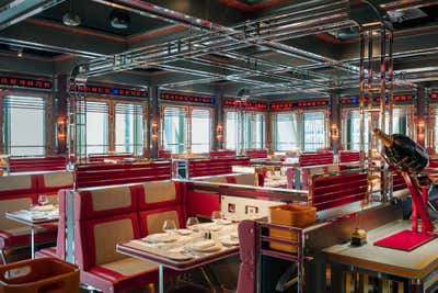  Contemporary Restaurant Dining Room. Bob Bob Cité by BradyWilliams.