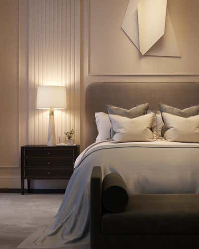  Regency Bedroom. Private Residence, Regents Park by BradyWilliams.