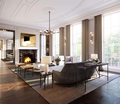  Regency Living Room. Private Residence, Regents Park by BradyWilliams.