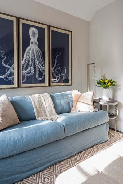  Beach Style Office and Study. Hamptons Beach House by Shannon Connor Interiors.