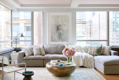  Transitional Apartment Living Room. Downtown Residence by Daun Curry Design Studio.