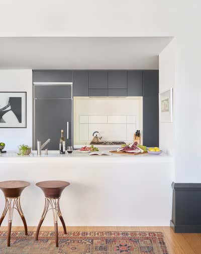  Transitional Apartment Kitchen. Downtown Residence by Daun Curry Design Studio.