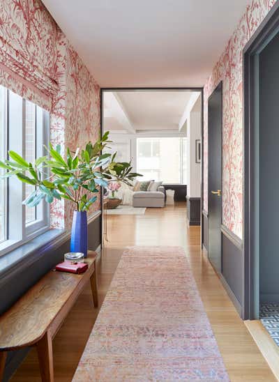  Transitional Apartment Entry and Hall. Downtown Residence by Daun Curry Design Studio.