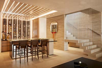  Contemporary Family Home Bar and Game Room. Ridge House by Landry Design Group.