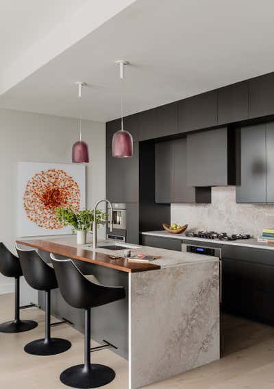  Contemporary Apartment Kitchen. Elegant Penthouse by Eleven Interiors LLC.