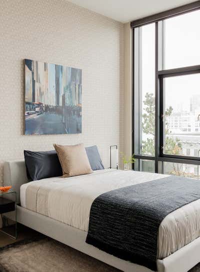  Contemporary Apartment Bedroom. Elegant Penthouse by Eleven Interiors LLC.