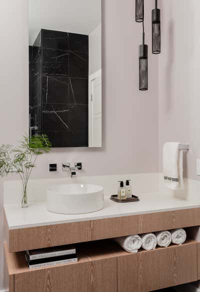  Contemporary Apartment Bathroom. Elegant Penthouse by Eleven Interiors LLC.