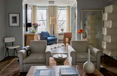  Transitional Apartment Living Room. Minetta Lane by Meyer Davis.