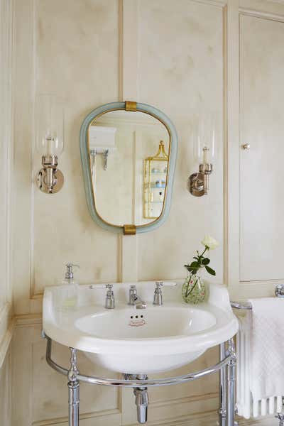  English Country Family Home Bathroom. Chelsea Townhouse by Violet & George.