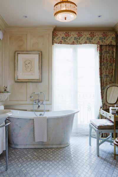  English Country Bathroom. Chelsea Townhouse by Violet & George.