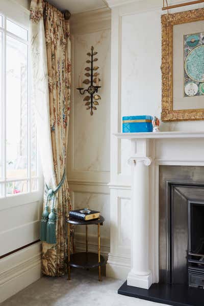  English Country Office and Study. Chelsea Townhouse by Violet & George.
