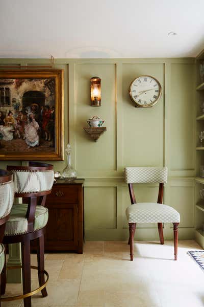  English Country Family Home Kitchen. Chelsea Townhouse by Violet & George.