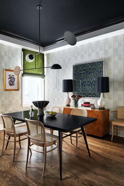  Organic Family Home Dining Room. Bloomingdale Restoration  by Zoe Feldman Design.