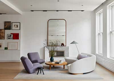  Eclectic Apartment Living Room. Tribeca by Kelly Bergin .