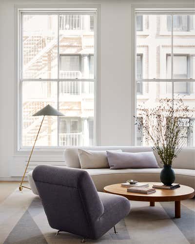  Eclectic Apartment Living Room. Tribeca by Kelly Bergin .