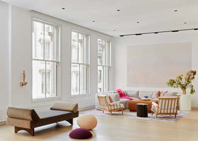  Eclectic Apartment Living Room. Tribeca by Kelly Bergin .