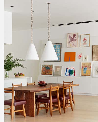 Eclectic Dining Room. Tribeca by Kelly Bergin .