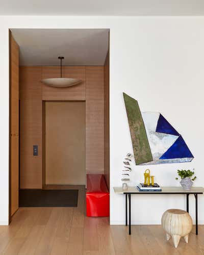  Eclectic Apartment Entry and Hall. Tribeca by Kelly Bergin .