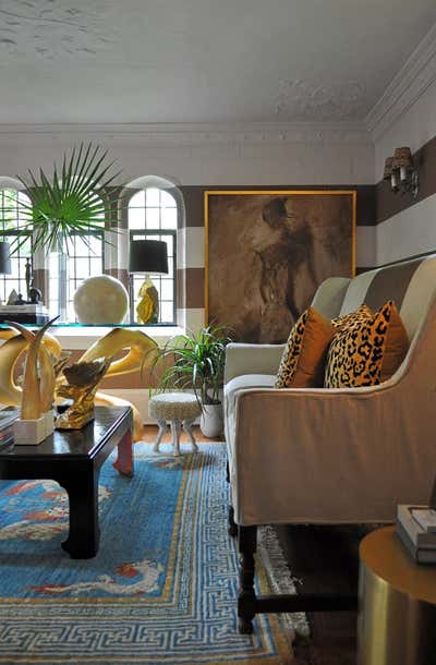  Eclectic Family Home Living Room. Princeton NJ Residence  by Michael Herold Design.