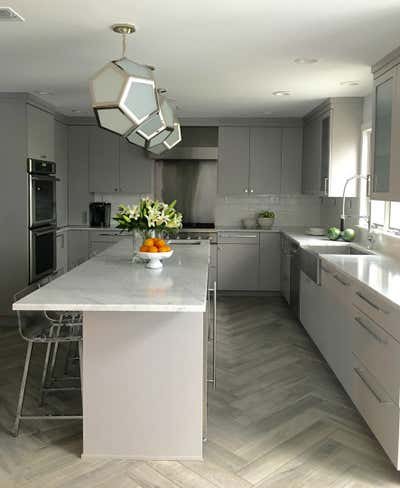  Modern Beach House Kitchen. East Hampton New York  by Michael Herold Design.