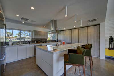  Mid-Century Modern Contemporary Vacation Home Kitchen. Indian Wells Condo by Casa Nu.