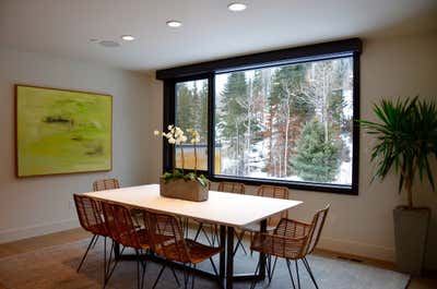  Organic Contemporary Vacation Home Dining Room. Park City Modern Townhome by Casa Nu.