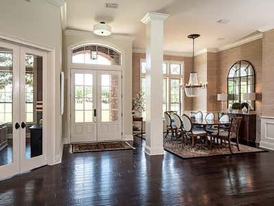 Country Entry and Hall. Florida Family Home by Evans Construction & Design.